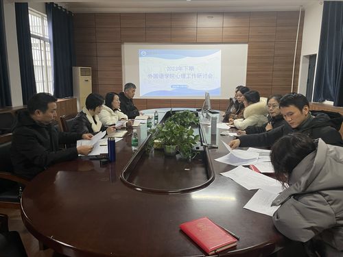 2023年下期外国语学院心理工作研讨会